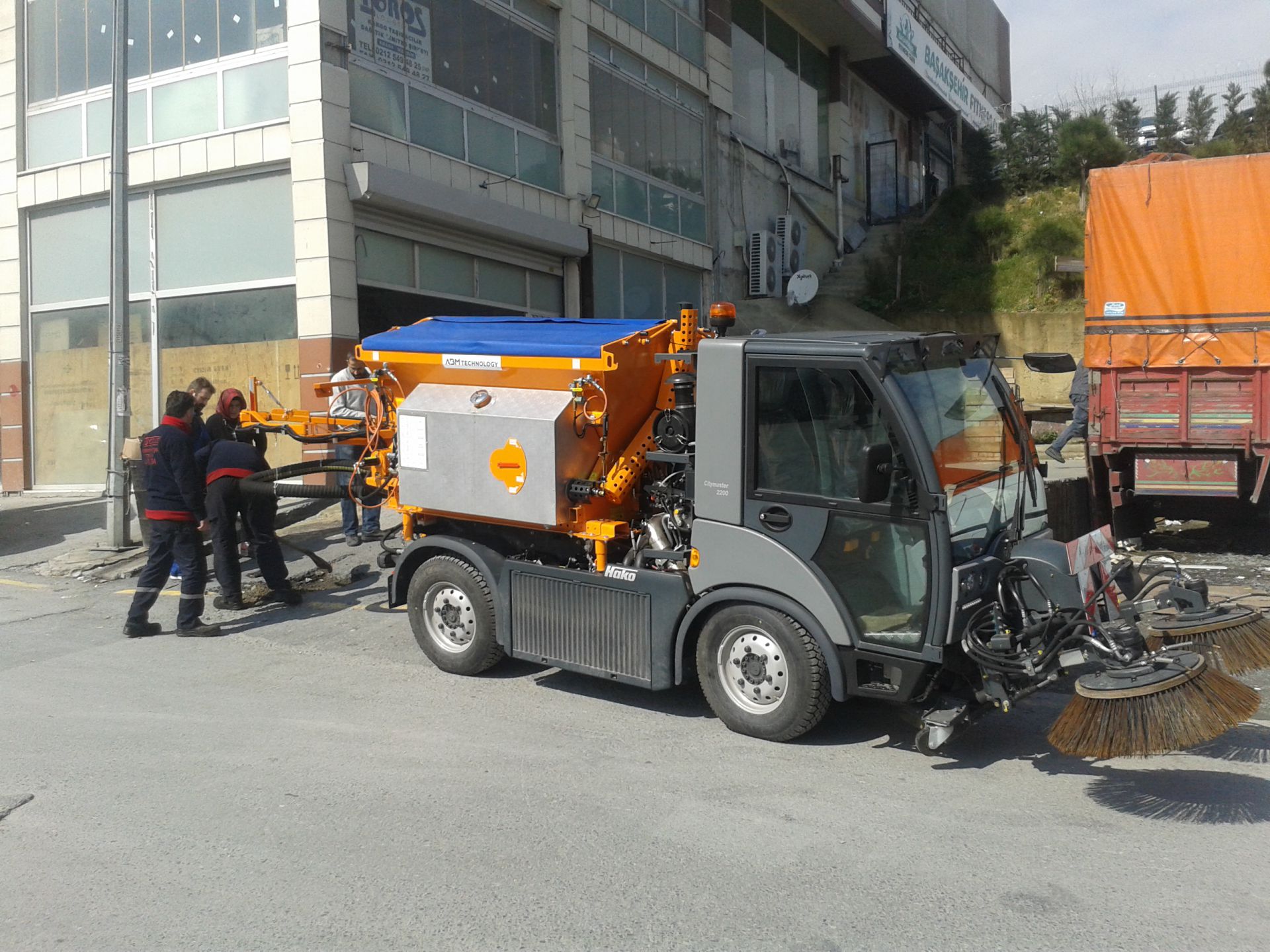 Přejímka VSV1000 na podvozku Hako Citymaster 2200 - Dogus, Turecko