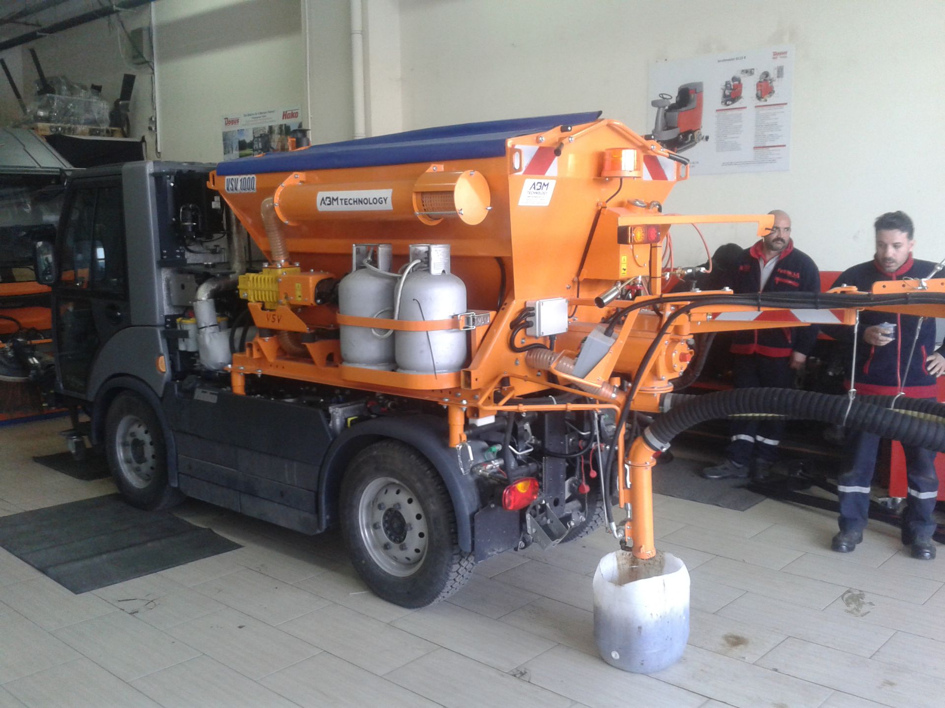 Přejímka VSV1000 na podvozku Hako Citymaster 2200 - Dogus, Turecko