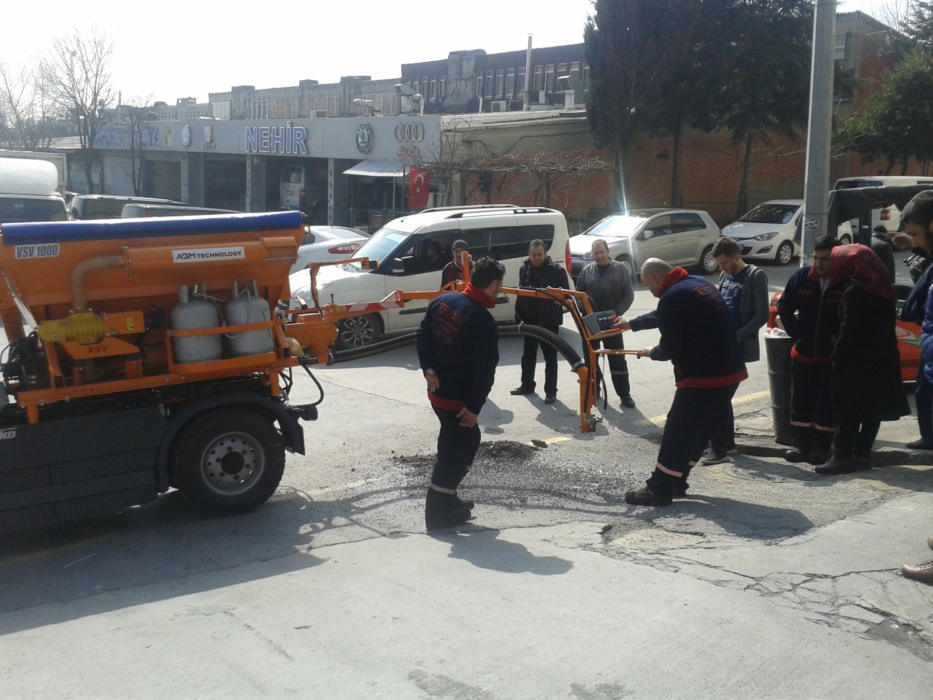 Přejímka VSV1000 na podvozku Hako Citymaster 2200 - Dogus, Turecko