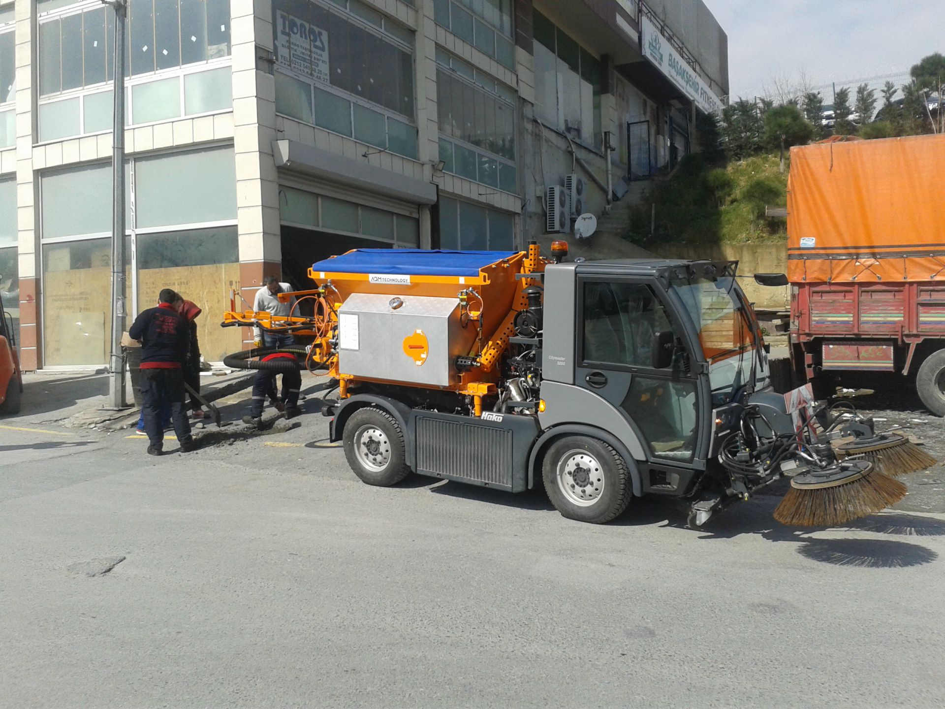 Přejímka VSV1000 na podvozku Hako Citymaster 2200 - Dogus, Turecko