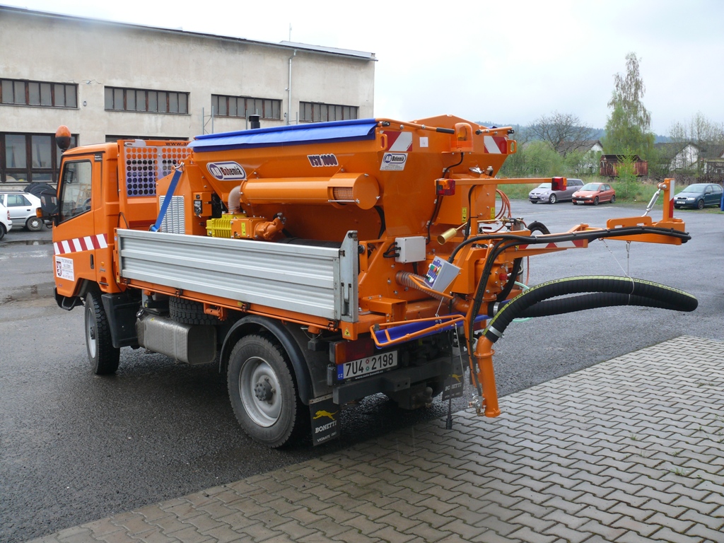 Přejímka VSV1000M na podvozku Bonetti - Technické služby Duchcov