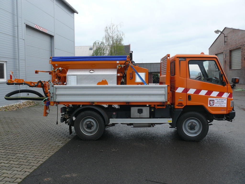 Přejímka VSV1000M na podvozku Bonetti - Technické služby Duchcov