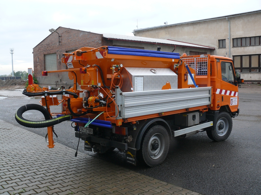 Přejímka VSV1000M na podvozku Bonetti - Technické služby Duchcov