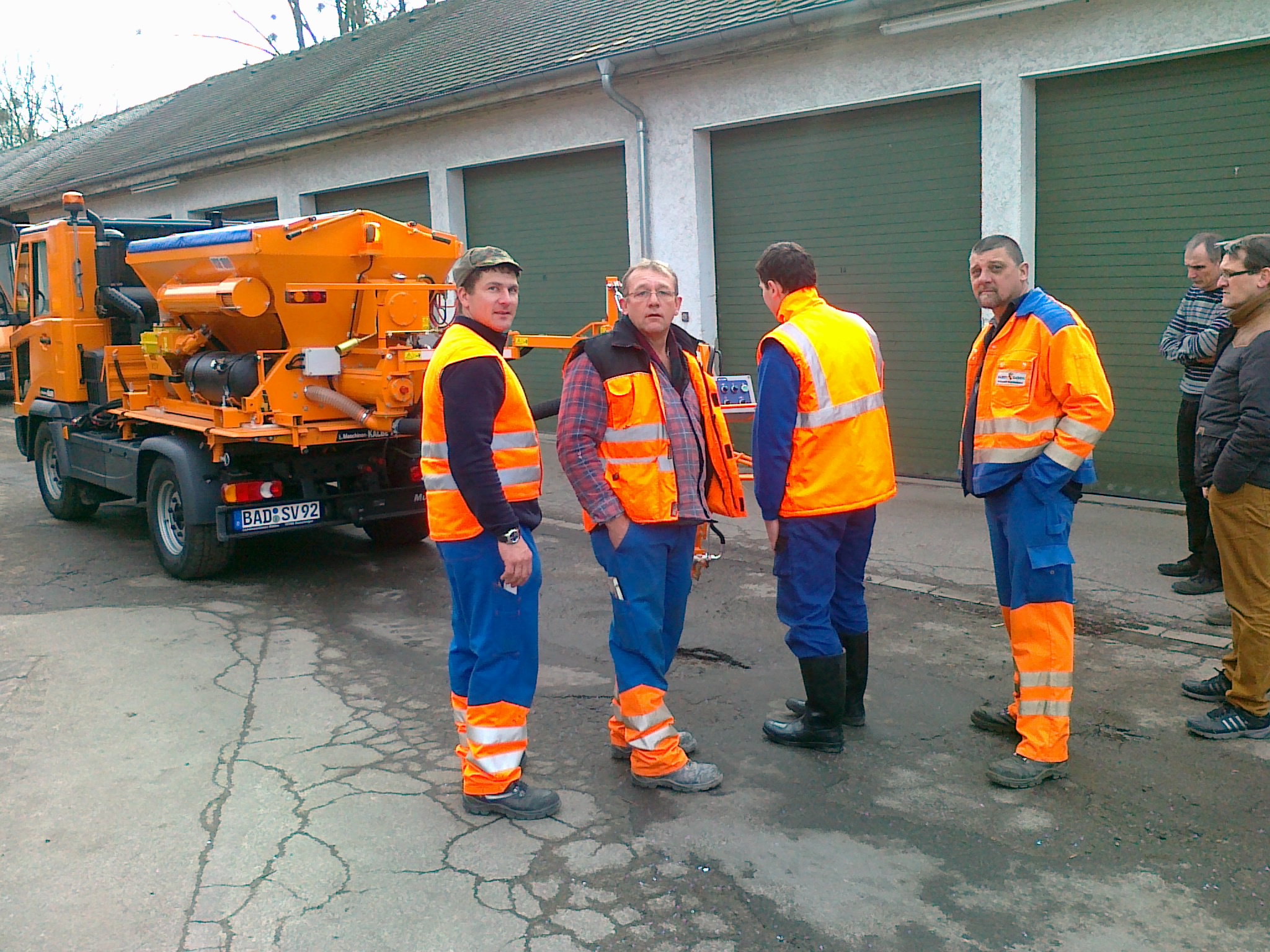 Přejímka VSV1000 na podvozku Multicar M31C, Technické služby Baden-Baden, SRN. 