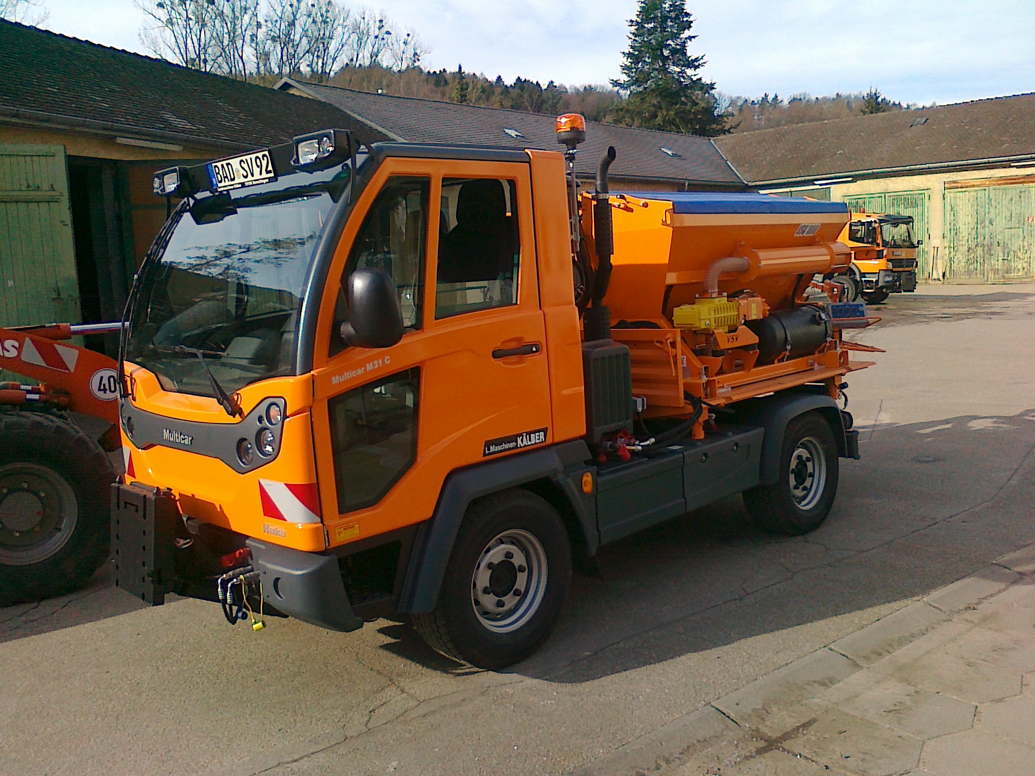 Přejímka VSV1000 na podvozku Multicar M31C, Technické služby Baden-Baden, SRN. 