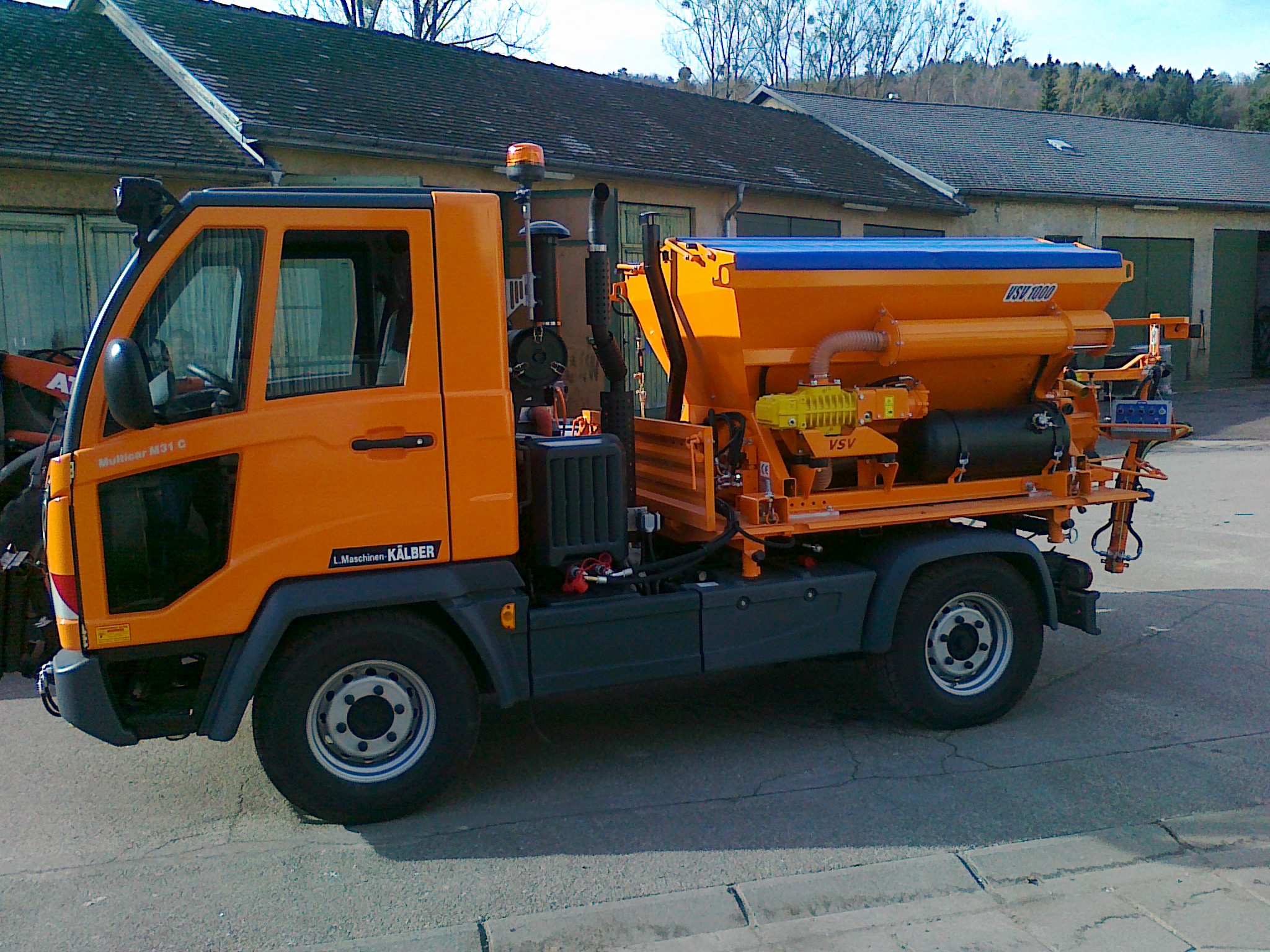 Přejímka VSV1000 na podvozku Multicar M31C, Technické služby Baden-Baden, SRN. 