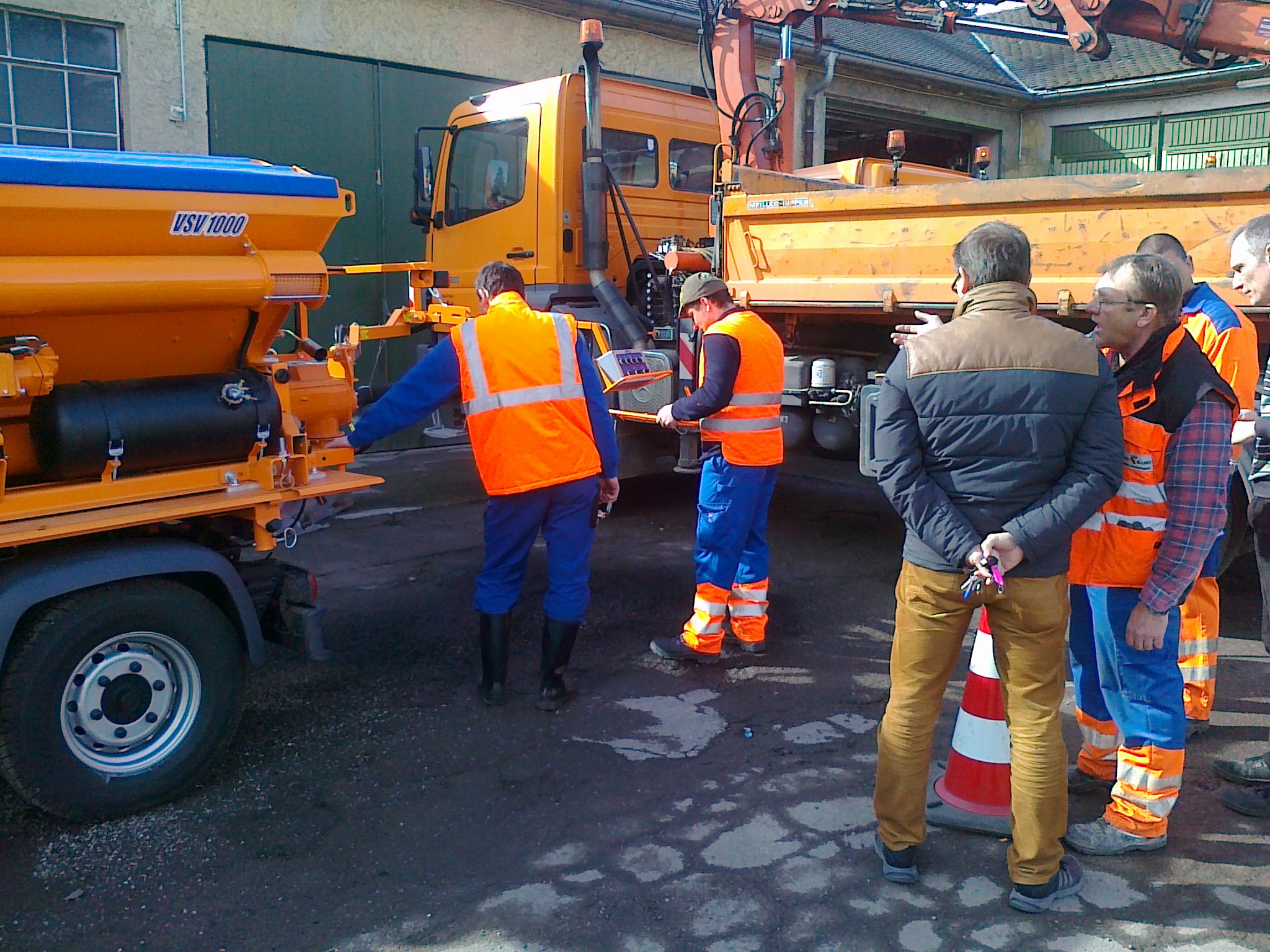Přejímka VSV1000 na podvozku Multicar M31C, Technické služby Baden-Baden, SRN. 